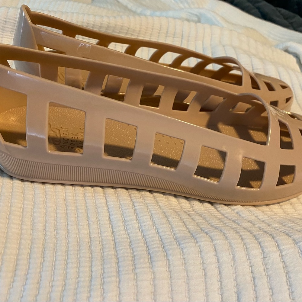 Ancient Greek Sandals Elli Blush Jelly Flats - Picture 11 of 14